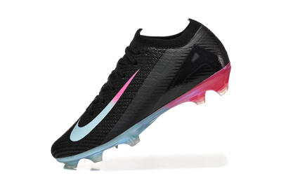 Men's Nike Air Zoom Mercurial Vapor 16 Elite FG Firm Ground Low-Tops Football Boots - Black/Jade/Pink