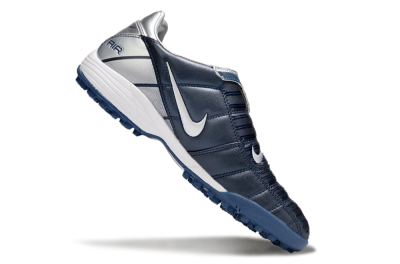 Men's Nike Air Zoom Total 90 III TF Artificial Turf Low-Tops Football Shoes - Blue/Silver/White