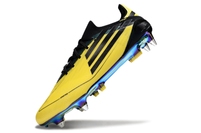 Men's Adidas F50 Elite SG Soft Ground Low-Tops Football Boots - Yellow/Black/Gold
