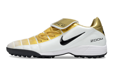 Men's Nike Total 90 III TF Artificial Turf Low-Tops Football Shoes - Gold/Beige/Black