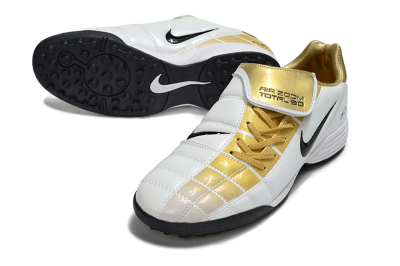 Men's Nike Total 90 III TF Artificial Turf Low-Tops Football Shoes - Gold/Beige/Black