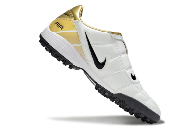 Men's Nike Total 90 III TF Artificial Turf Low-Tops Football Shoes - Gold/Beige/Black
