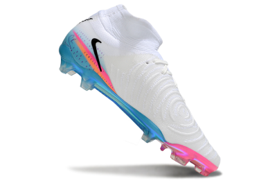 Men's Nike Phantom Luna Elite FG Firm Ground Low-Tops Football Boots - White/Red/Blue