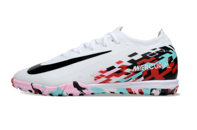 Unisex Nike Air Zoom Mercurial Vapor 16 Elite TF Artificial Turf Low-Tops Football Shoes - White/Black/Red