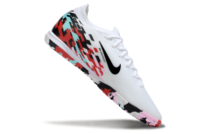 Unisex Nike Air Zoom Mercurial Vapor 16 Elite TF Artificial Turf Low-Tops Football Shoes - White/Black/Red