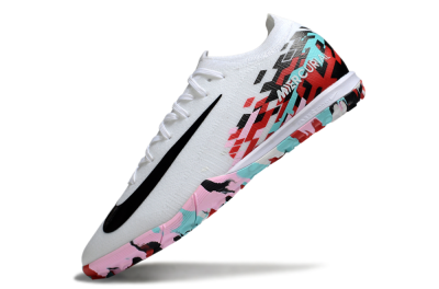 Unisex Nike Air Zoom Mercurial Vapor 16 Elite TF Artificial Turf Low-Tops Football Shoes - White/Black/Red