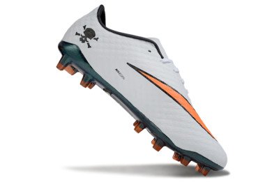 Men's Nike Hypervenom Phantom RGN SE FG Firm Ground Low-Tops Football Boots - White/Orange/Black