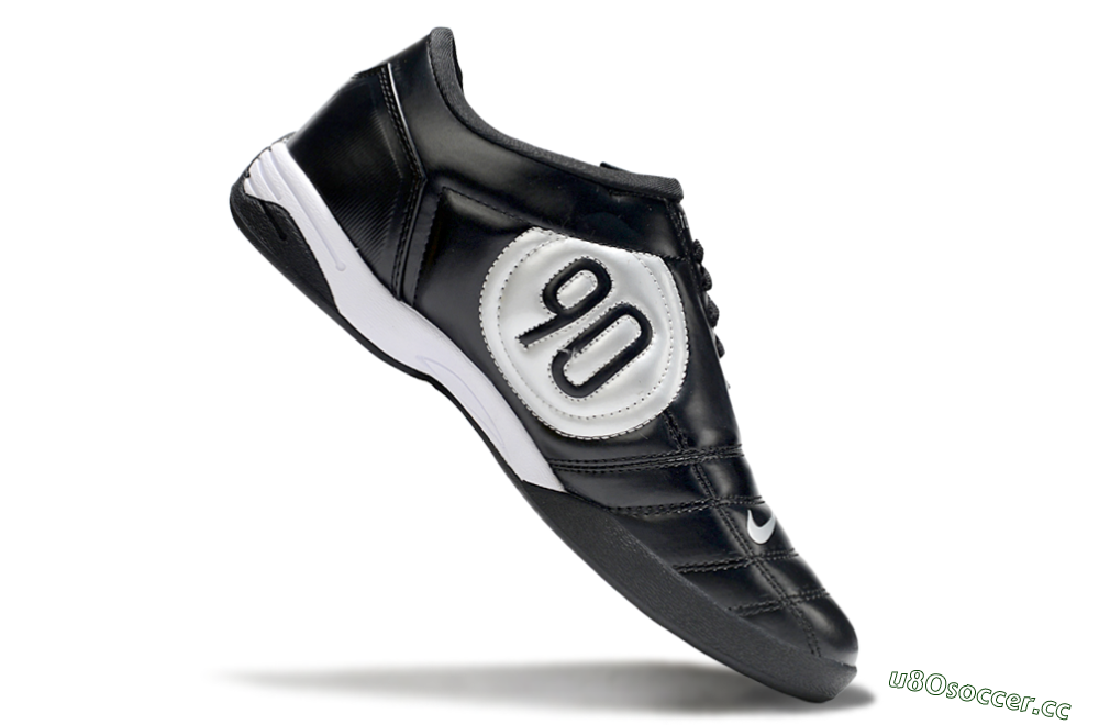 Unisex Nike Total 90 III IC Indoor & Futsal Low-Tops Football Shoes - Black/White 4