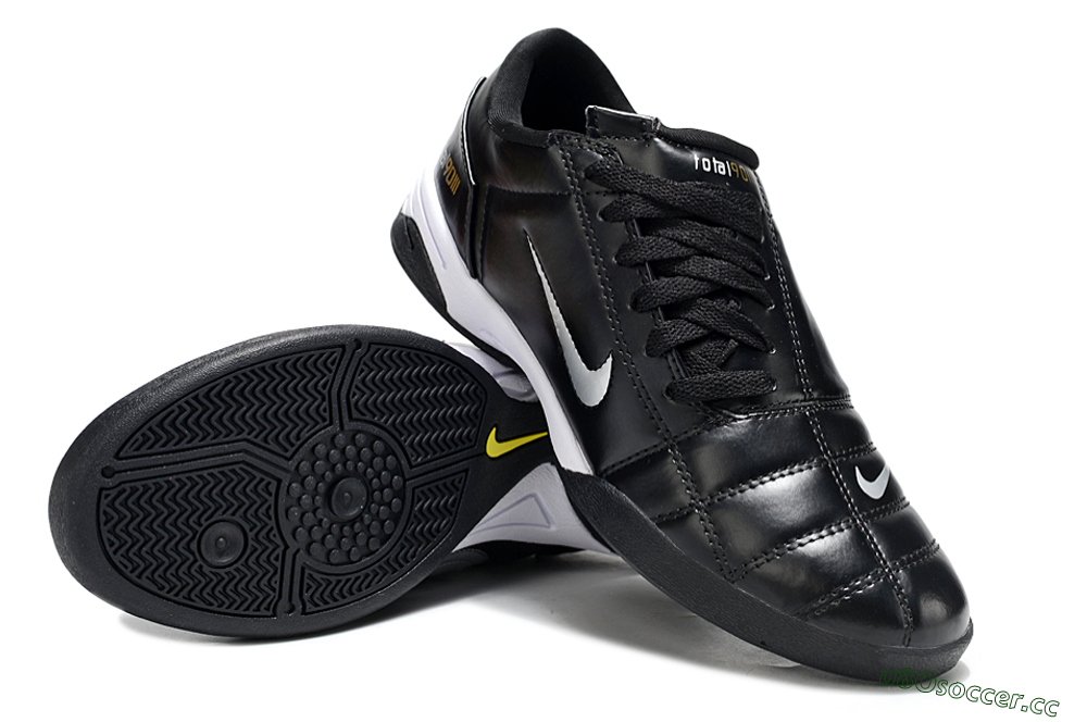 Unisex Nike Total 90 III IC Indoor & Futsal Low-Tops Football Shoes - Black/White 3