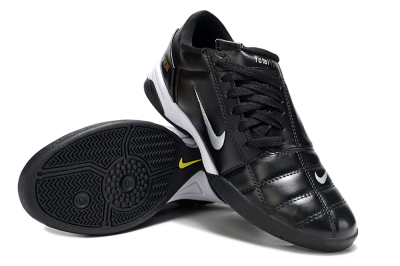 Unisex Nike Total 90 III IC Indoor & Futsal Low-Tops Football Shoes - Black/White