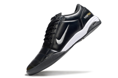 Unisex Nike Total 90 III IC Indoor & Futsal Low-Tops Football Shoes - Black/White