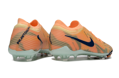 Men's Nike Phantom GX 2 Elite FG Firm Ground Low-Tops Football Boots - Orange/Blue/Jade