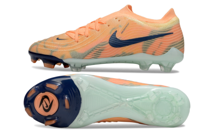 Men's Nike Phantom GX 2 Elite FG Firm Ground Low-Tops Football Boots - Orange/Blue/Jade
