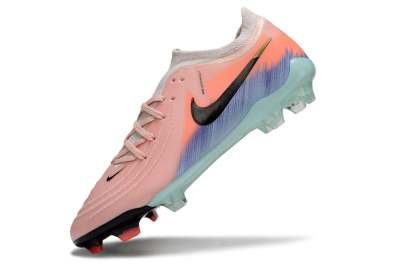 Men's Nike Phantom GX 2 Elite FG Firm Ground Low-Tops Football Boots - Pink/Black/Jade
