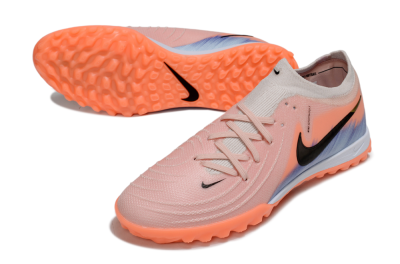 Men's Nike Phantom GX 2 Elite TF Artificial Turf Low-Tops Football Shoes - Pink/Black/Jade