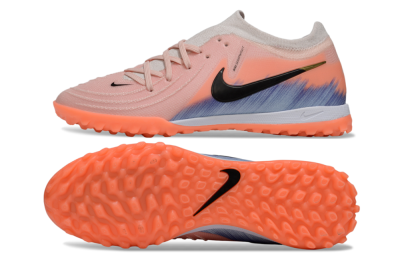 Men's Nike Phantom GX 2 Elite TF Artificial Turf Low-Tops Football Shoes - Pink/Black/Jade