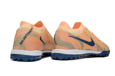 Men's Nike Phantom GX 2 Elite TF Artificial Turf Low-Tops Football Shoes - Orange/Blue/Jade