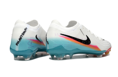 Men's Nike Phantom GX 2 Elite FG Firm Ground Low-Tops Football Boots - White/Red/Jade