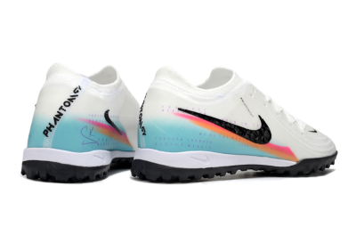 Men's Nike Phantom GX 2 Elite TF Artificial Turf Low-Tops Football Shoes - White/Red/Jade