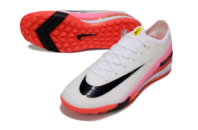 Unisex Nike Air Zoom Mercurial Vapor 16 Elite TF Artificial Turf Low-Tops Football Shoes - White/Blue/Pink