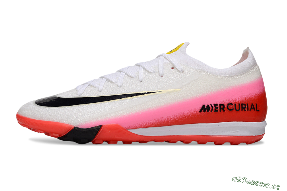 Unisex Nike Air Zoom Mercurial Vapor 16 Elite TF Artificial Turf Low-Tops Football Shoes - White/Blue/Pink 0