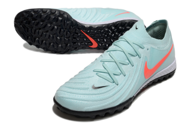 Men's Nike Phantom GX 2 Elite TF Artificial Turf Low-Tops Football Shoes - Jade/Red/White