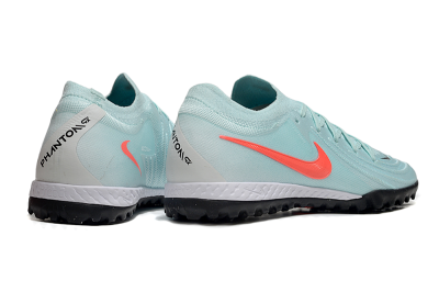 Men's Nike Phantom GX 2 Elite TF Artificial Turf Low-Tops Football Shoes - Jade/Red/White