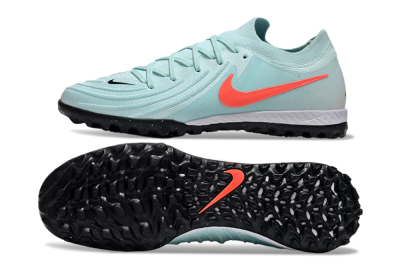 Men's Nike Phantom GX 2 Elite TF Artificial Turf Low-Tops Football Shoes - Jade/Red/White
