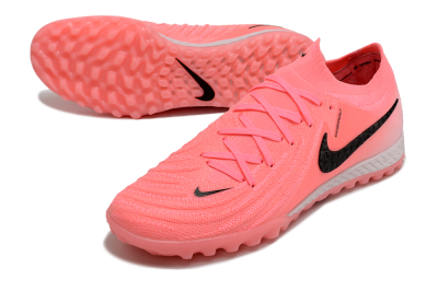 Men's Nike Phantom GX 2 Elite TF Artificial Turf Low-Tops Football Shoes - Pink/Black/White