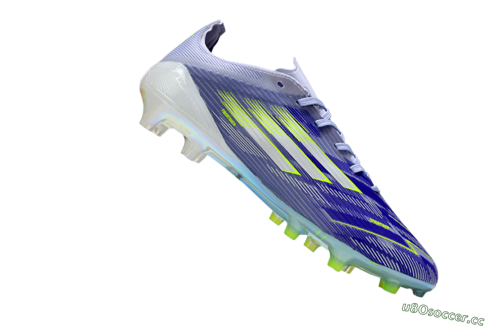 Unisex Adidas F50 Elite FG Firm Ground Low-Tops Football Boots - Blue/Yellow/Silver 5