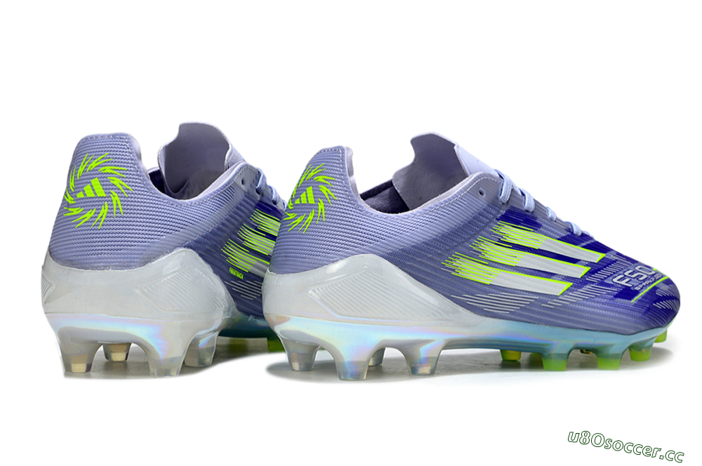 Unisex Adidas F50 Elite FG Firm Ground Low-Tops Football Boots - Blue/Yellow/Silver 7