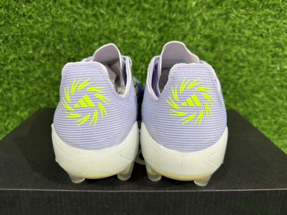 Unisex Adidas F50 Elite FG Firm Ground Low-Tops Football Boots - Blue/Yellow/Silver