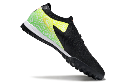 Men's Nike Phantom GX 2 Elite TF Artificial Turf Low-Tops Football Shoes - Black/Yellow/Orange