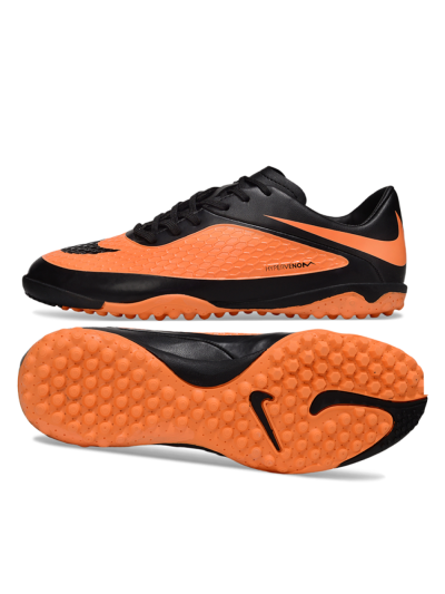 Men's Nike Hypervenom Phantom RGN SE TF Artificial Turf Low-Tops Football Shoes - Orange/Black