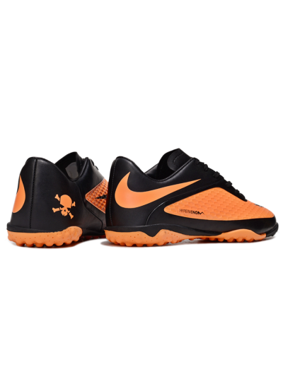 Men's Nike Hypervenom Phantom RGN SE TF Artificial Turf Low-Tops Football Shoes - Orange/Black