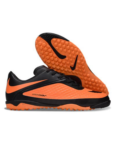 Men's Nike Hypervenom Phantom RGN SE TF Artificial Turf Low-Tops Football Shoes - Orange/Black