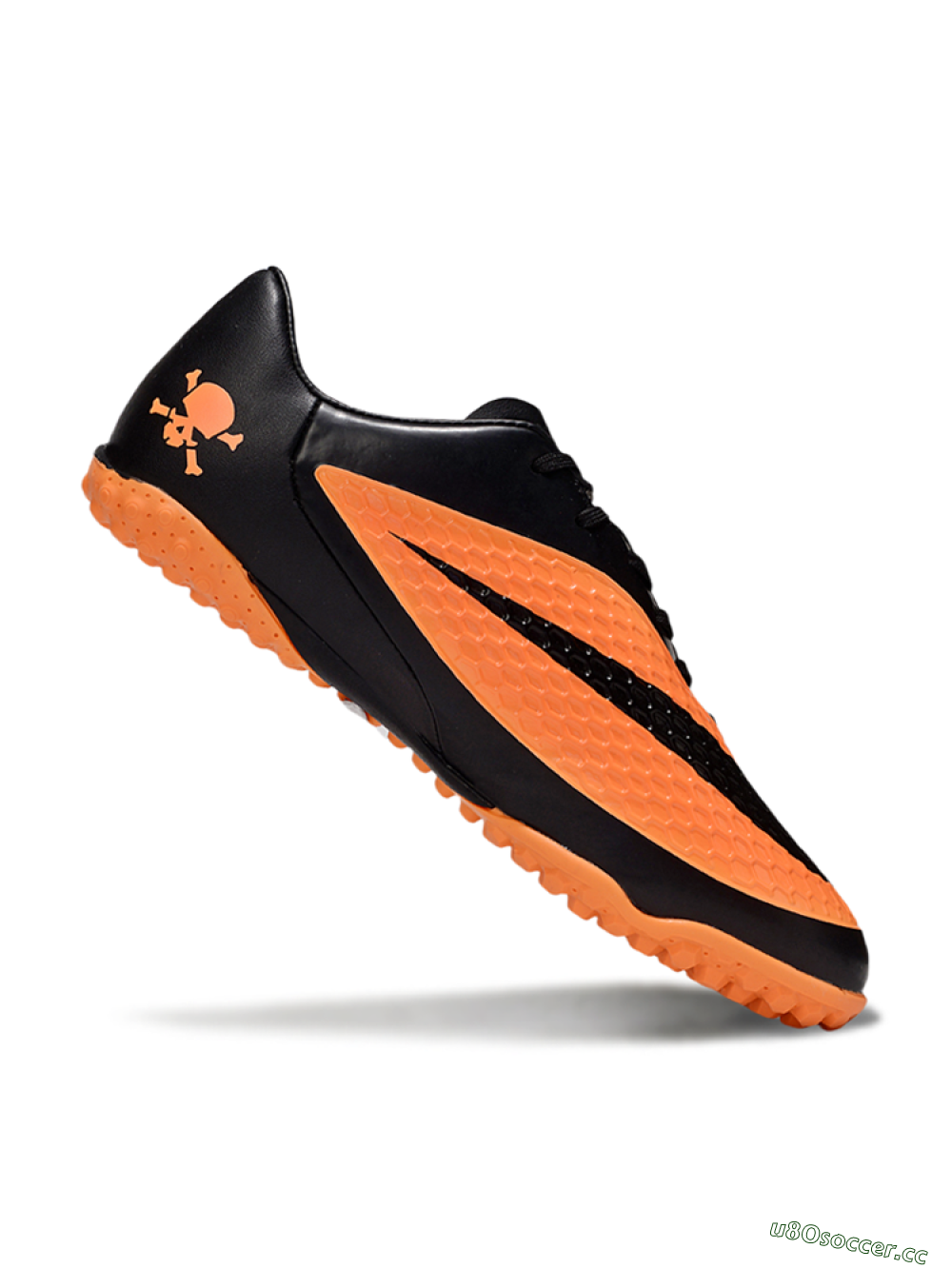 Men's Nike Hypervenom Phantom RGN SE TF Artificial Turf Low-Tops Football Shoes - Orange/Black 4
