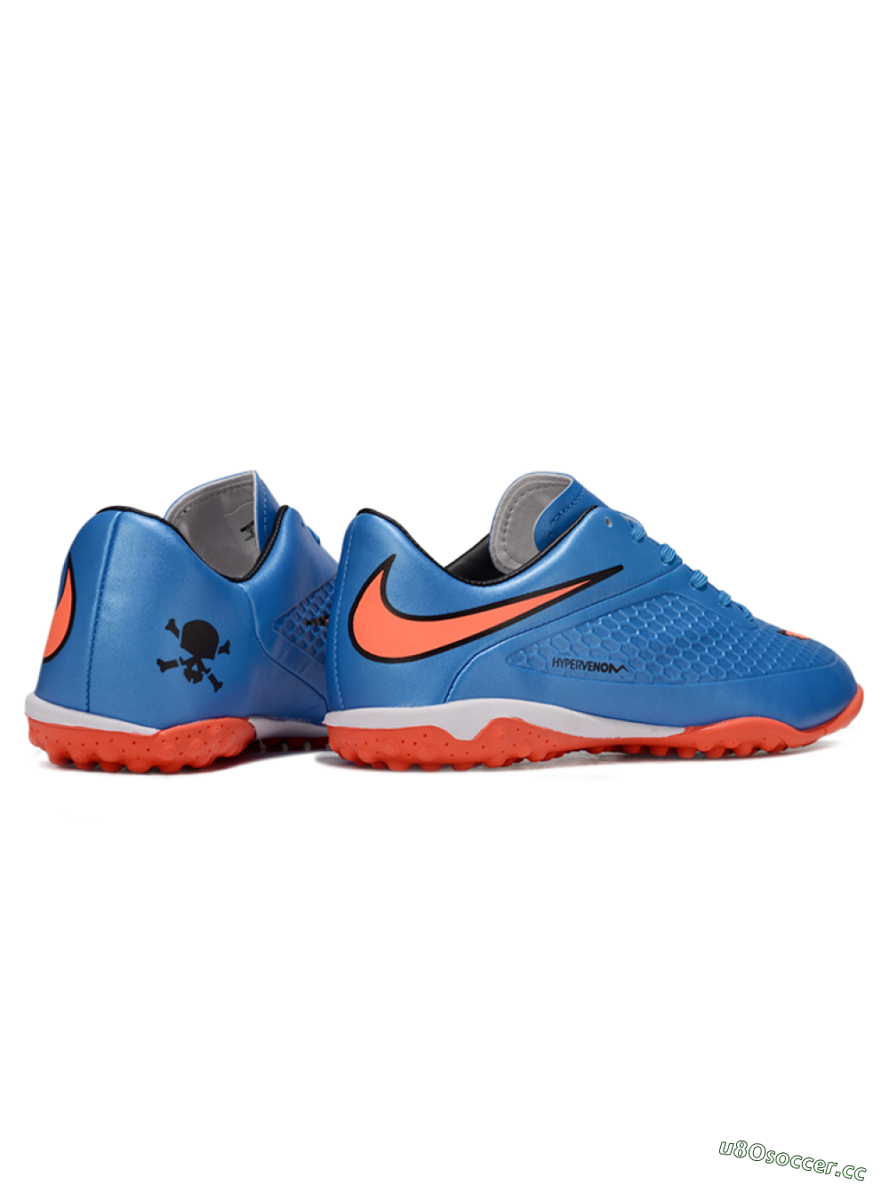 Men's Nike Hypervenom Phantom RGN SE TF Artificial Turf Low-Tops Football Shoes - Blue/Red/Black 6