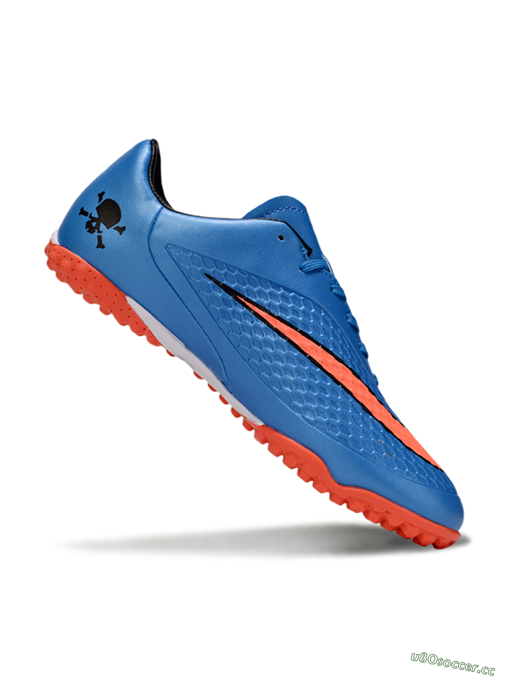 Men's Nike Hypervenom Phantom RGN SE TF Artificial Turf Low-Tops Football Shoes - Blue/Red/Black 4