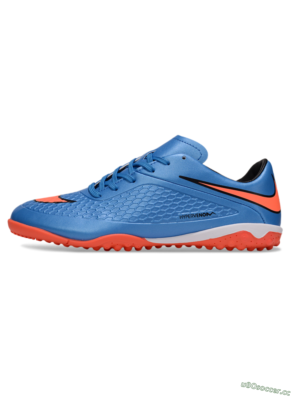 Men's Nike Hypervenom Phantom RGN SE TF Artificial Turf Low-Tops Football Shoes - Blue/Red/Black 0