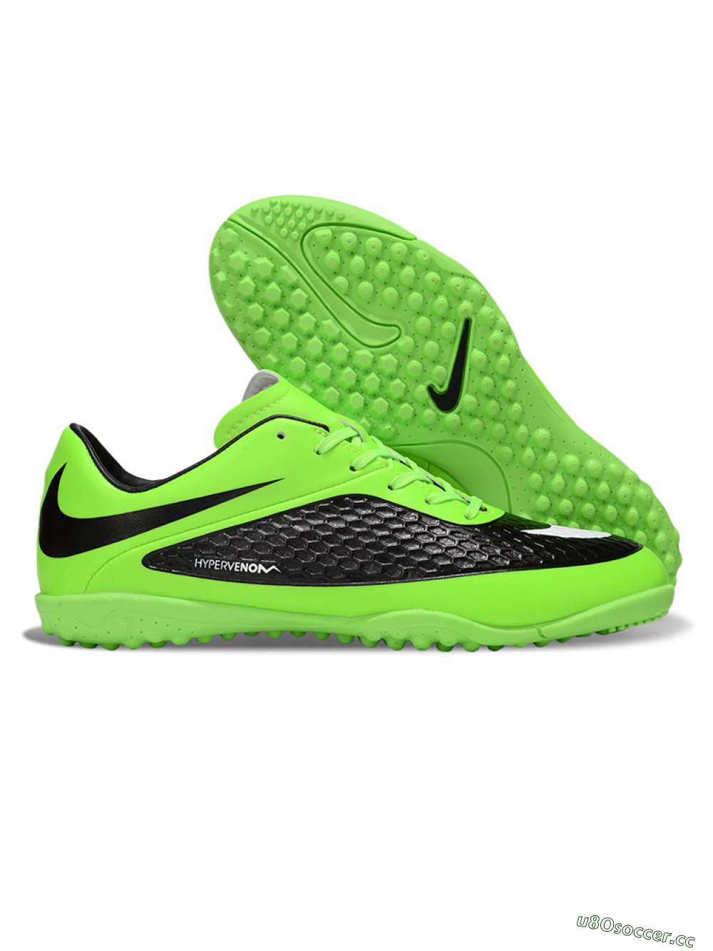 Men's Nike Hypervenom Phantom RGN SE TF Artificial Turf Low-Tops Football Shoes - Yellow/Black/White 2