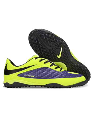 Men's Nike Hypervenom Phantom RGN SE TF Artificial Turf Low-Tops Football Shoes - Yellow/Blue/Black