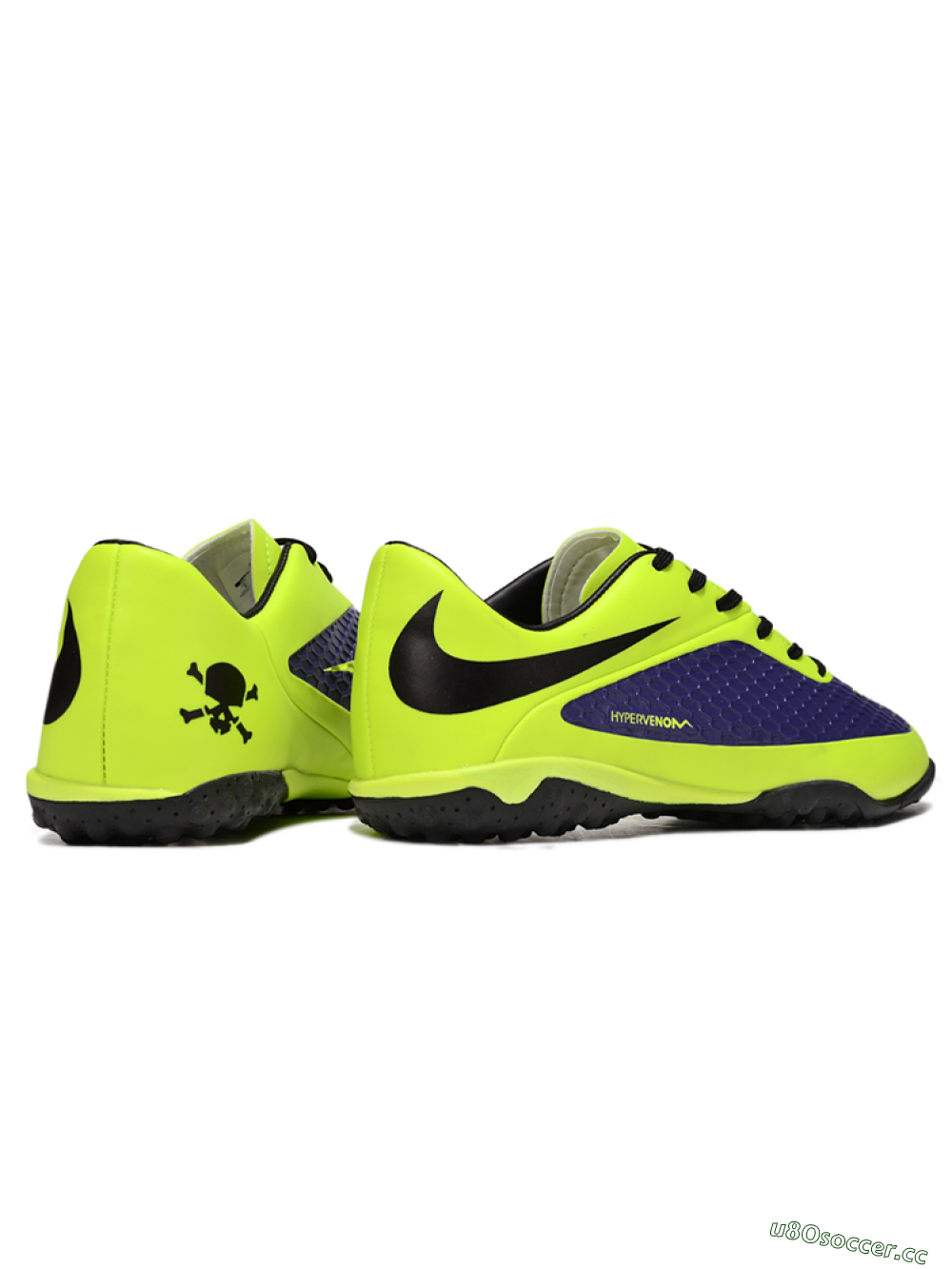 Men's Nike Hypervenom Phantom RGN SE TF Artificial Turf Low-Tops Football Shoes - Yellow/Blue/Black 6