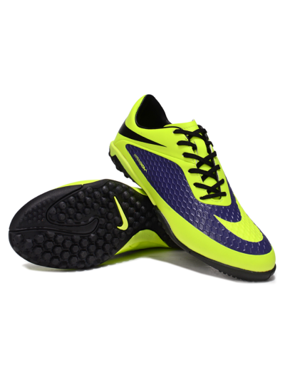 Men's Nike Hypervenom Phantom RGN SE TF Artificial Turf Low-Tops Football Shoes - Yellow/Blue/Black
