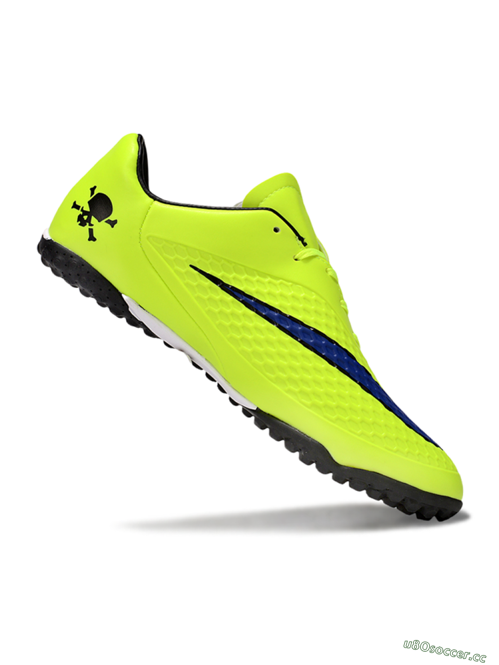 Men's Nike Hypervenom Phantom RGN SE TF Artificial Turf Low-Tops Football Shoes - Yellow/Blue/Black 4