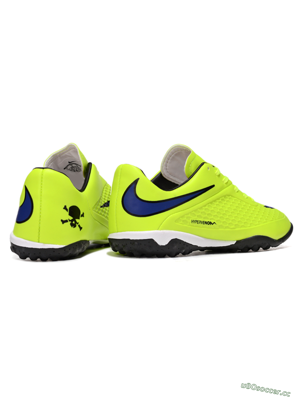 Men's Nike Hypervenom Phantom RGN SE TF Artificial Turf Low-Tops Football Shoes - Yellow/Blue/Black 6