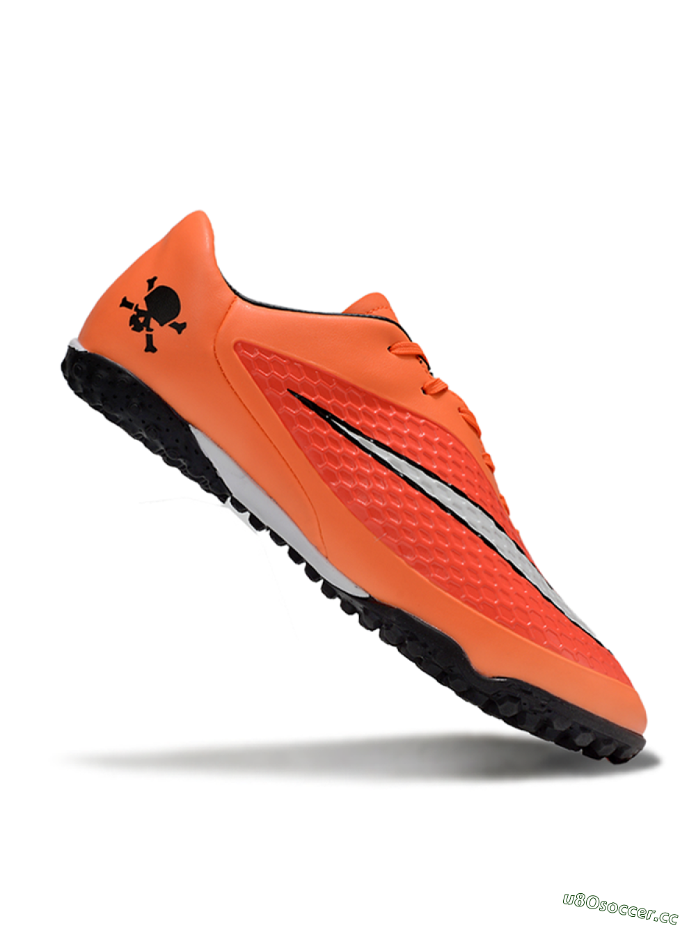Men's Nike Hypervenom Phantom RGN SE TF Artificial Turf Low-Tops Football Shoes - Orange/Red/White 4