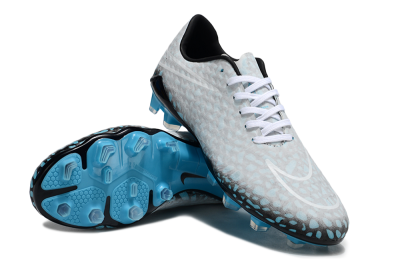 Men's Nike Hypervenom Phantom RGN SE FG Firm Ground Low-Tops Football Boots - Jade/Grey/White