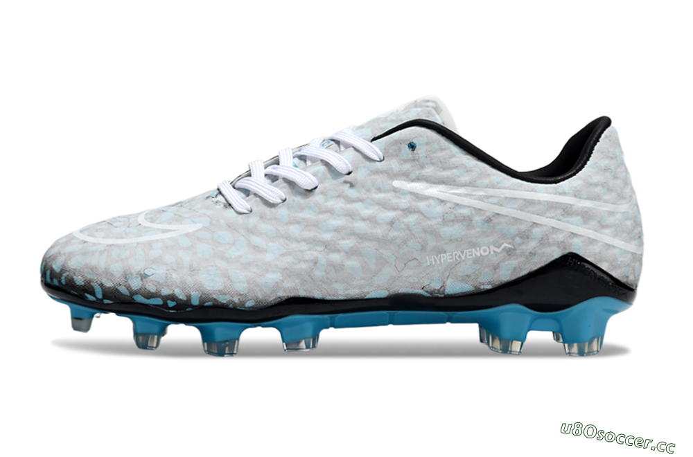 Men's Nike Hypervenom Phantom RGN SE FG Firm Ground Low-Tops Football Boots - Jade/Grey/White 0