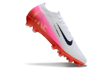 Unisex Nike Air Zoom Mercurial Vapor 16 Elite AG Artificial Grass Low-Tops Football Boots - White/Blue/Pink